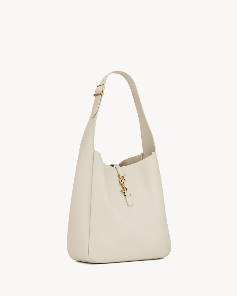 YSL LE 5 À 7 large grained leather soft handbag