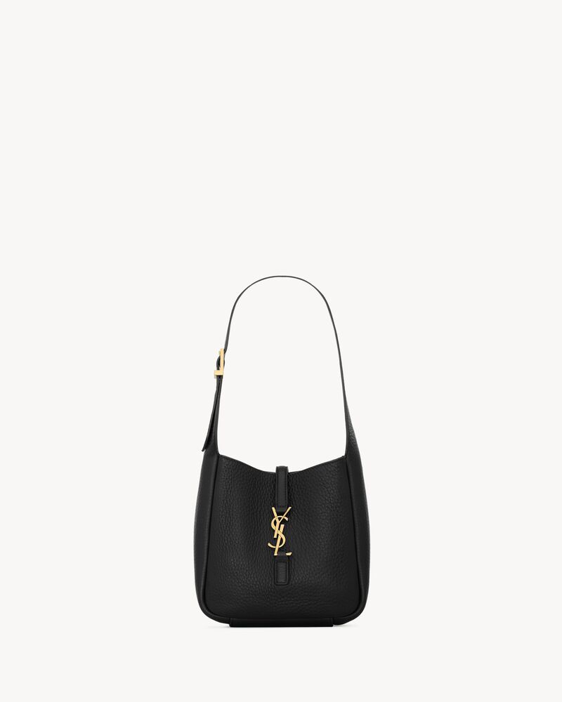 YSL LE 5 à 7 small soft-grained leather bag
