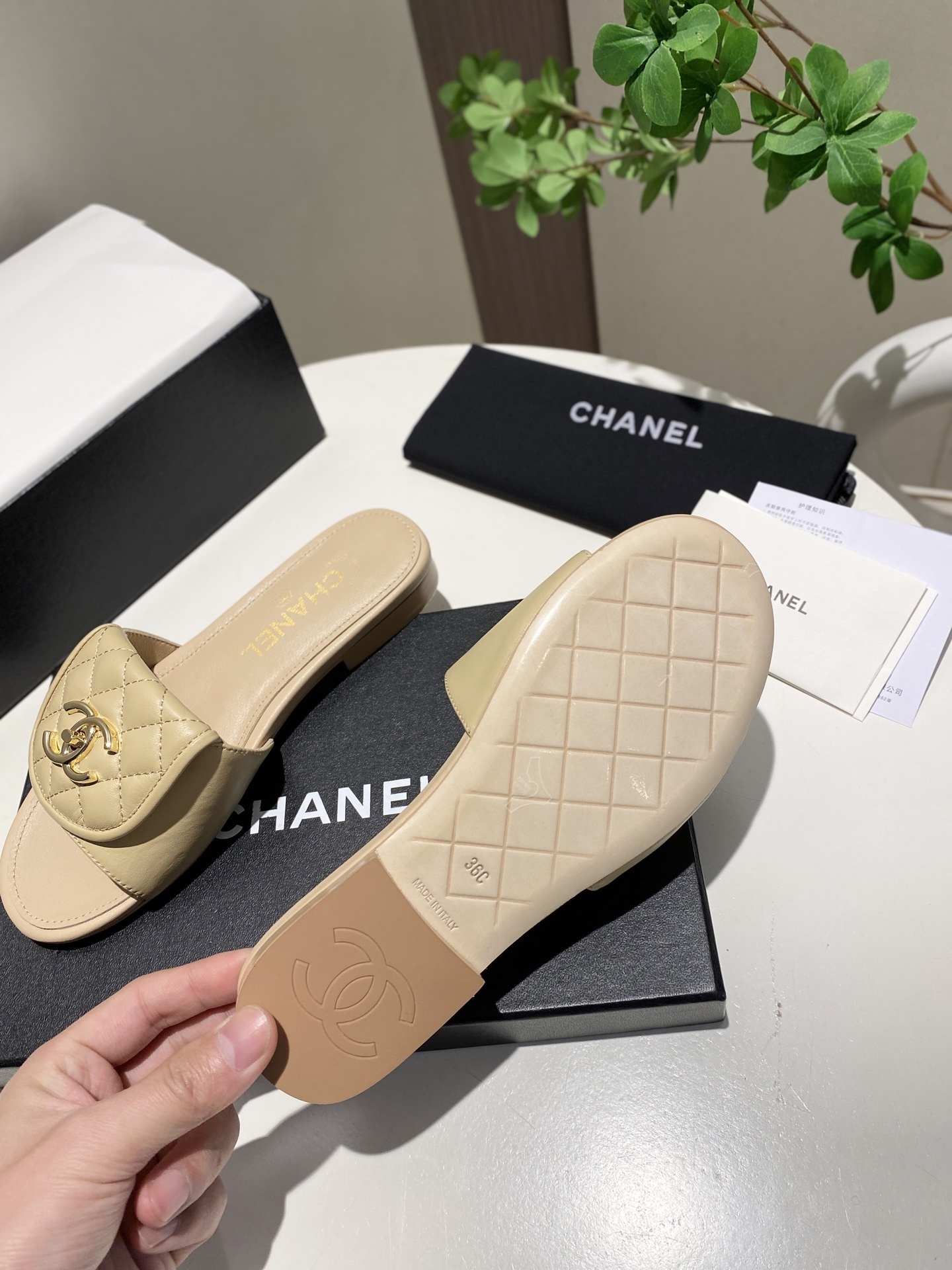 CHANEL slippers