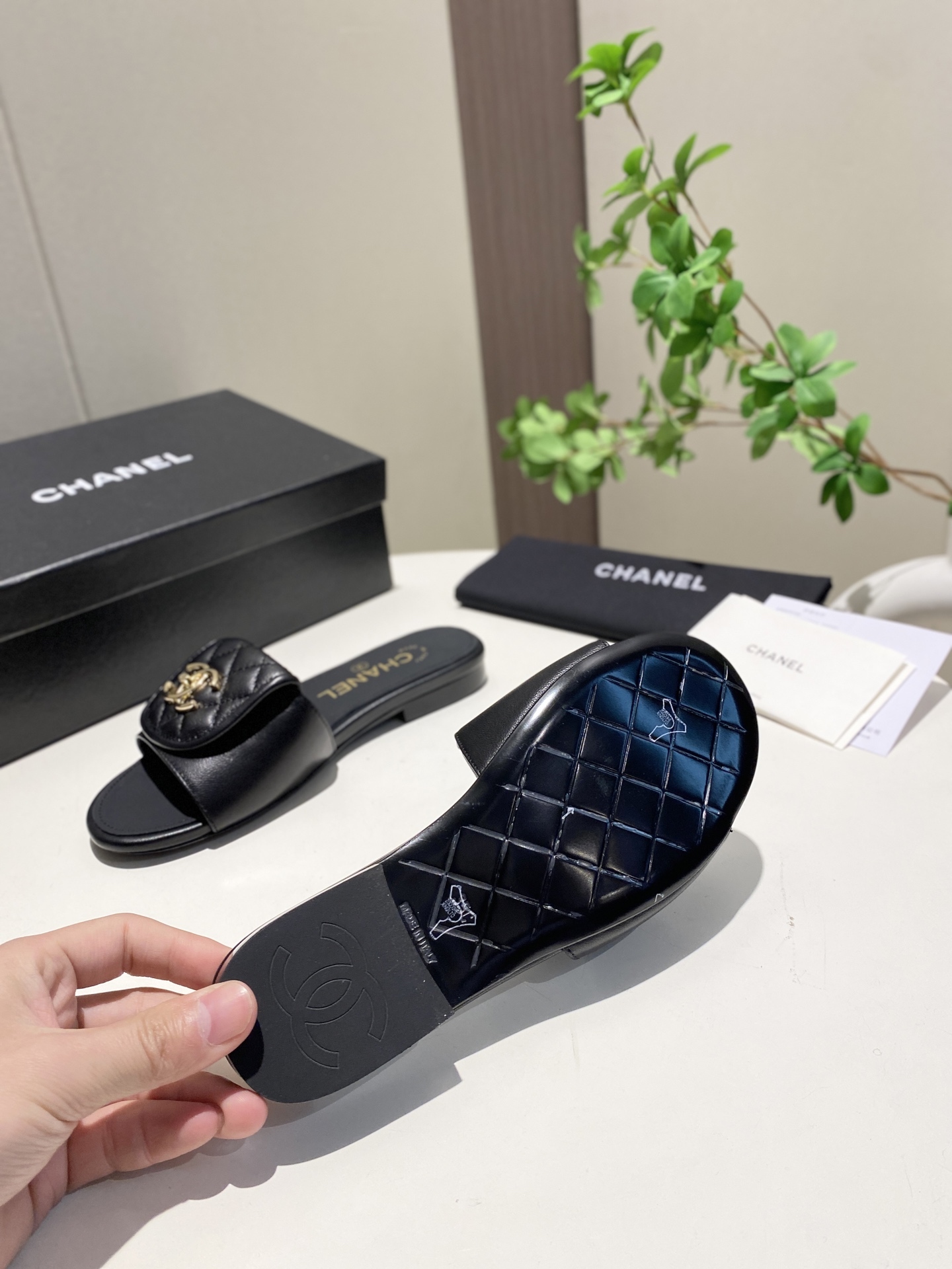 CHANEL slippers
