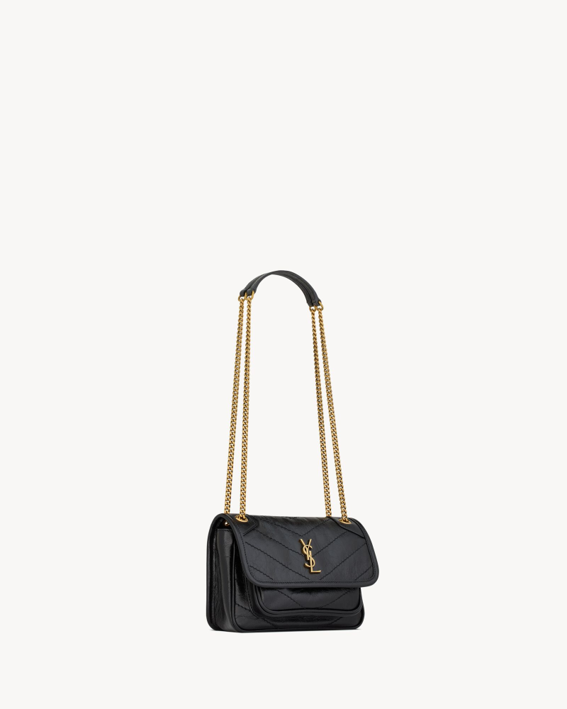 YSL NIKI Mini Vintage Leather Handbag