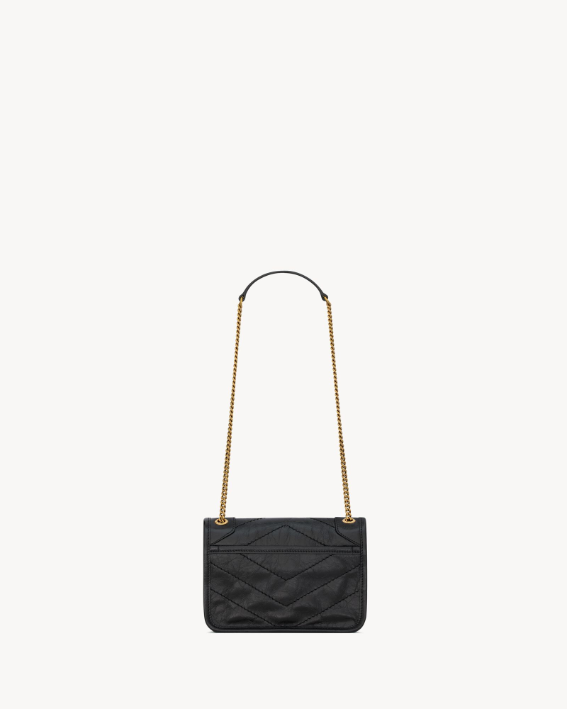 YSL NIKI Mini Vintage Leather Handbag