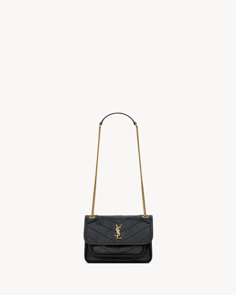 YSL NIKI Mini Vintage Leather Handbag