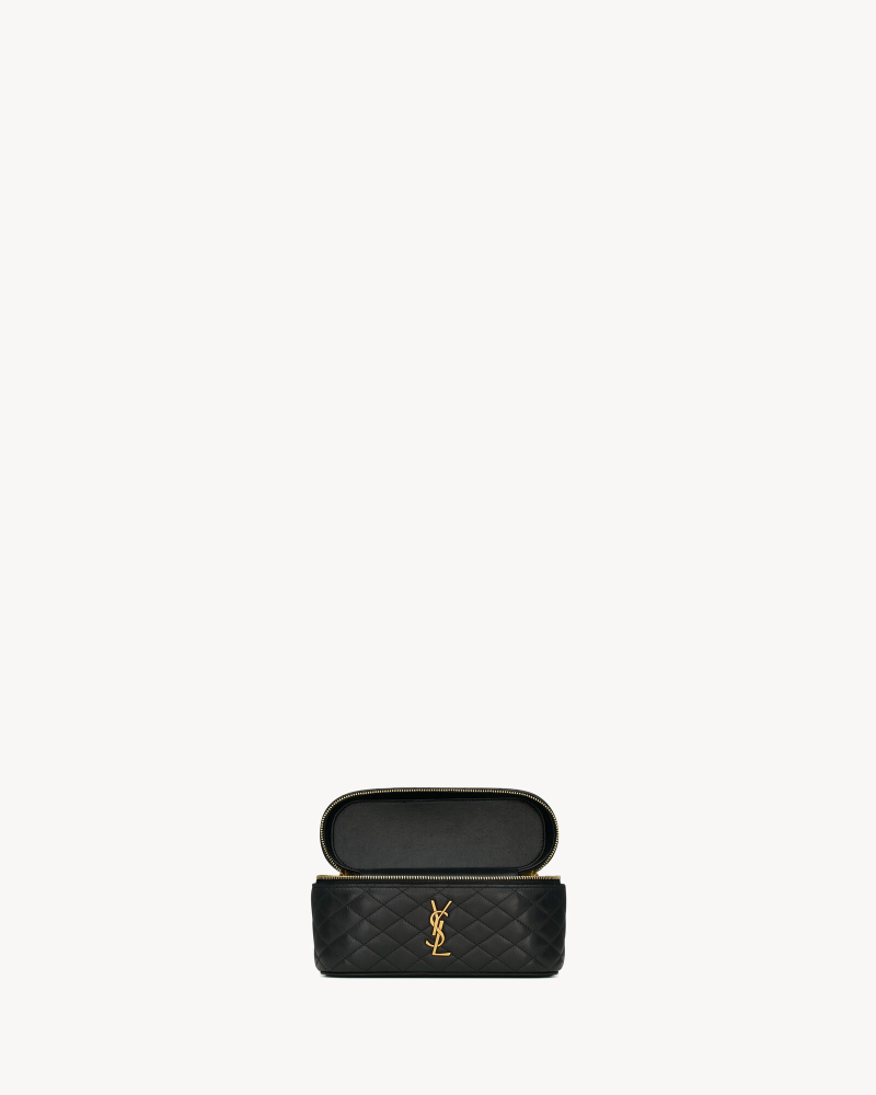 YSL GABY VANITY BAG Lambskin strap clutch