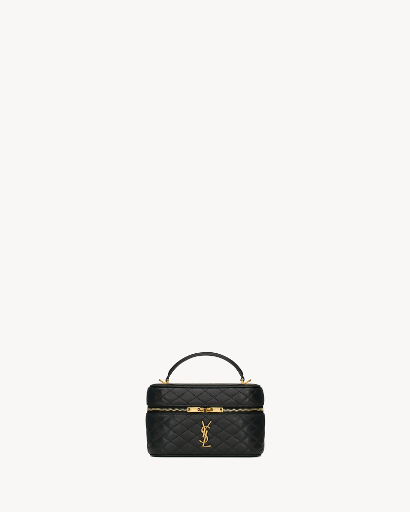 YSL GABY VANITY BAG Lambskin strap clutch