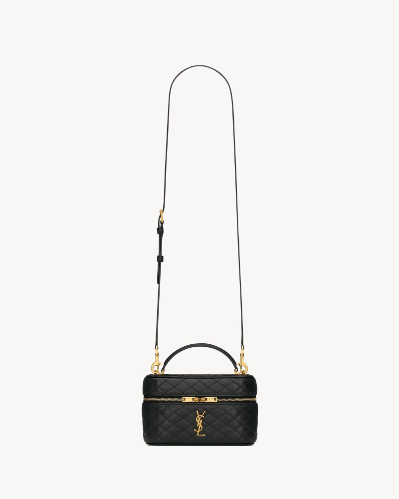 YSL GABY VANITY BAG Lambskin strap clutch