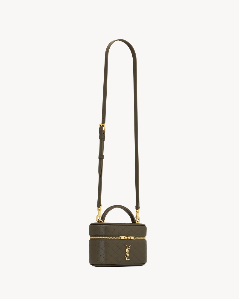 YSL GABY VANITY BAG Lambskin strap clutch