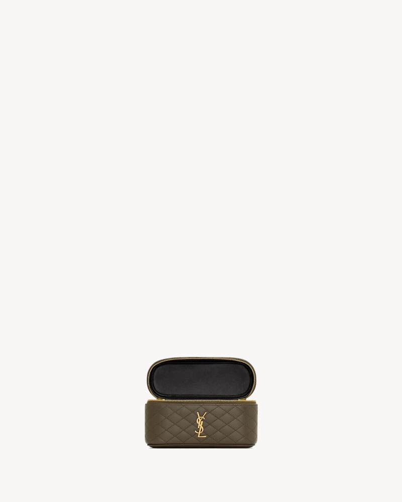 YSL GABY VANITY BAG Lambskin strap clutch