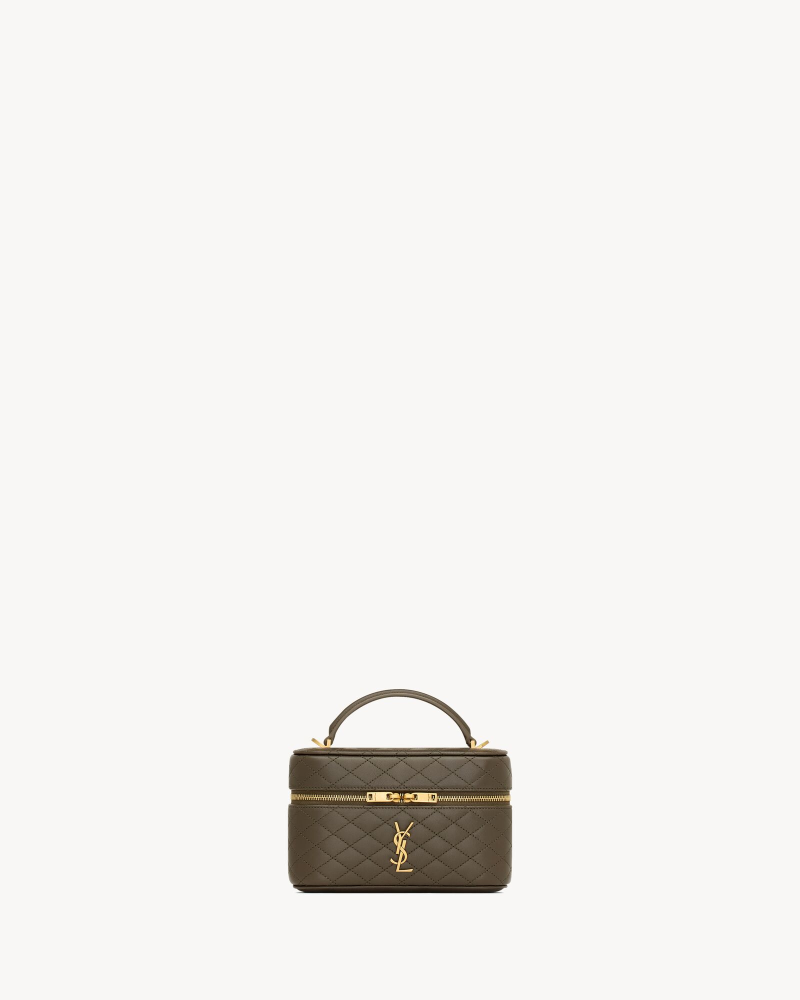 YSL GABY VANITY BAG Lambskin strap clutch
