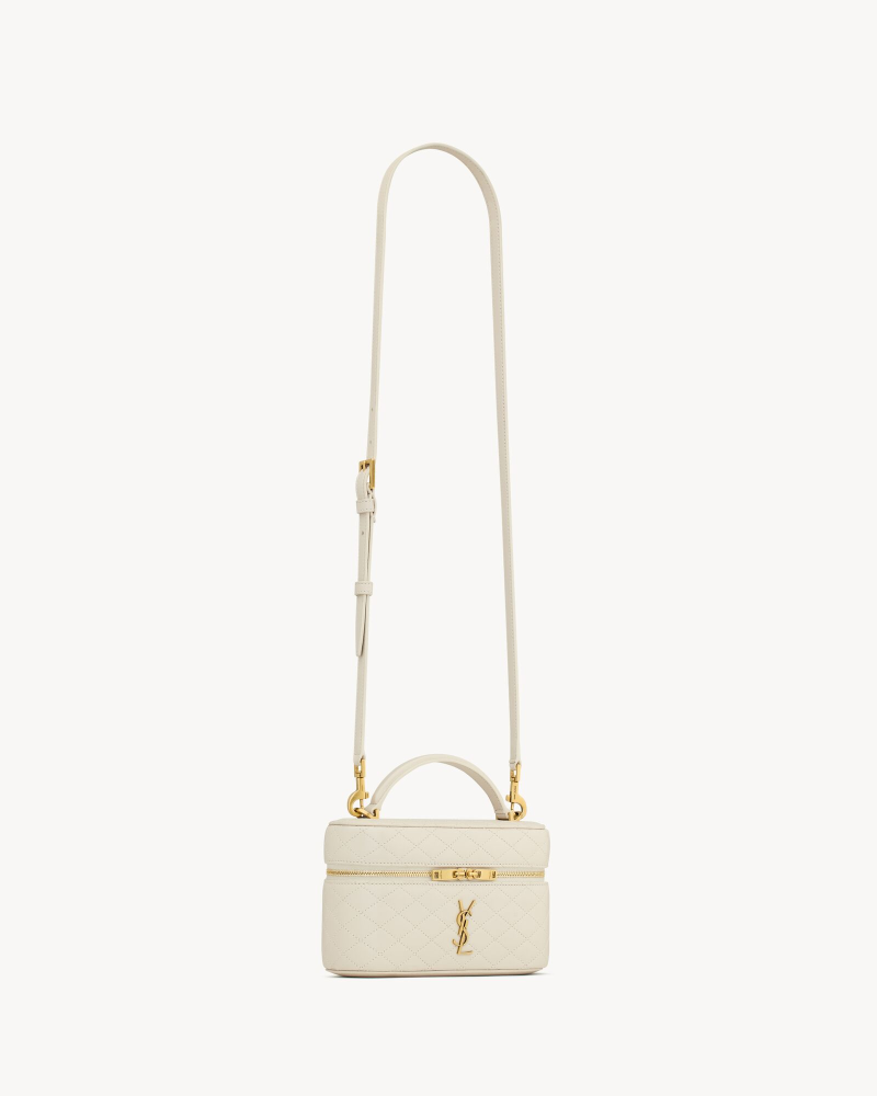 YSL GABY VANITY BAG Lambskin strap clutch