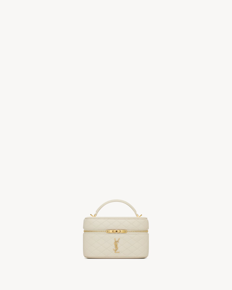 YSL GABY VANITY BAG Lambskin strap clutch