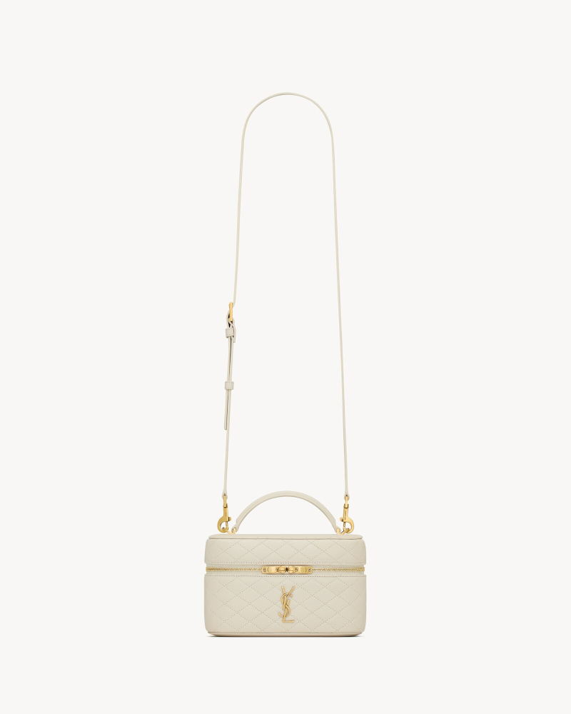 YSL GABY VANITY BAG Lambskin strap clutch