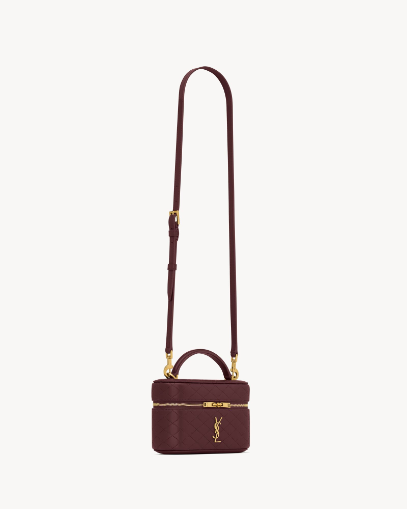 YSL GABY VANITY BAG Lambskin strap clutch