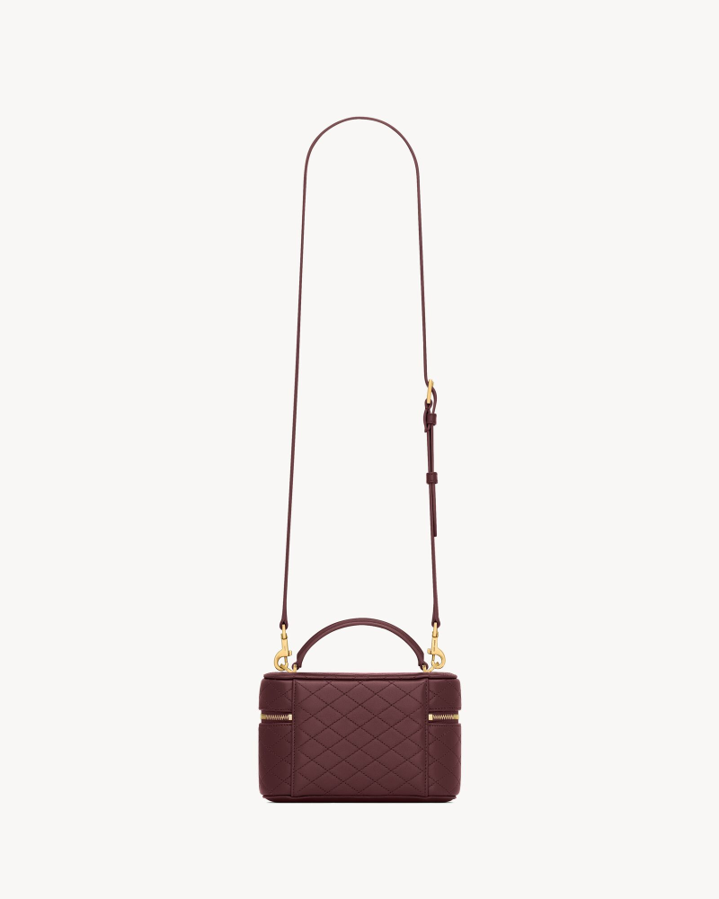 YSL GABY VANITY BAG Lambskin strap clutch