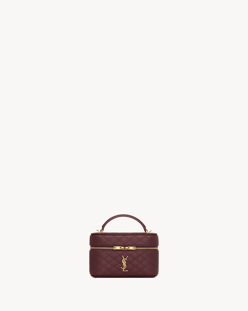 YSL GABY VANITY BAG Lambskin strap clutch