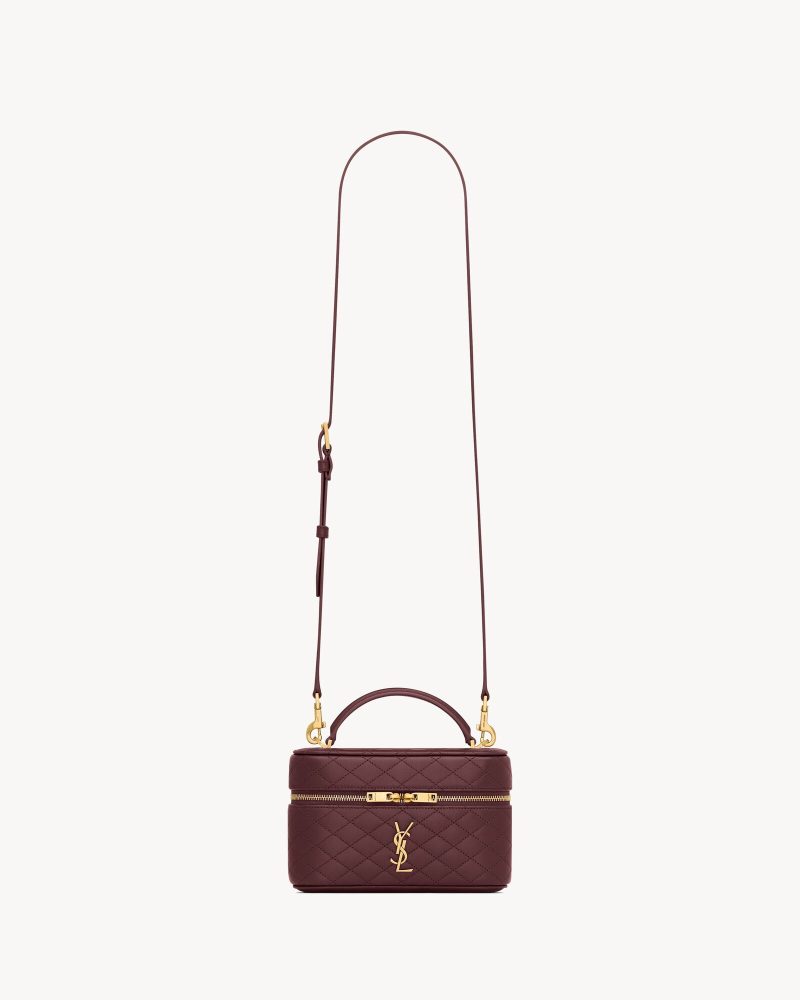 YSL GABY VANITY BAG Lambskin strap clutch