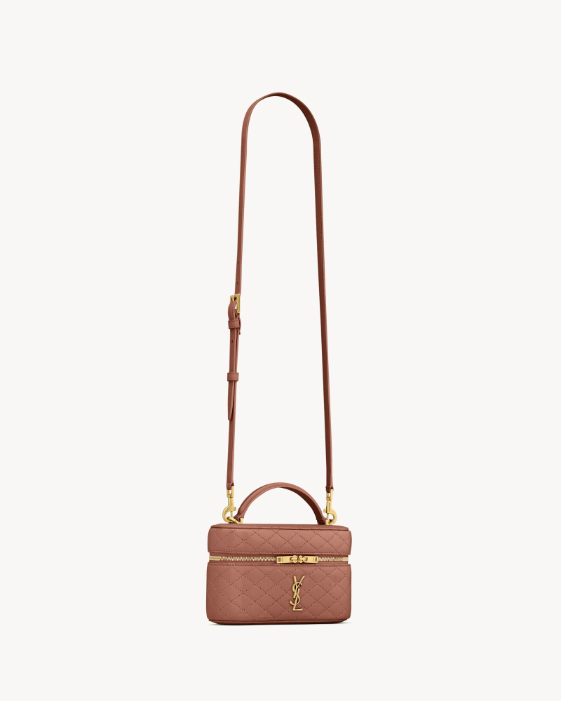 YSL GABY VANITY BAG Lambskin strap clutch