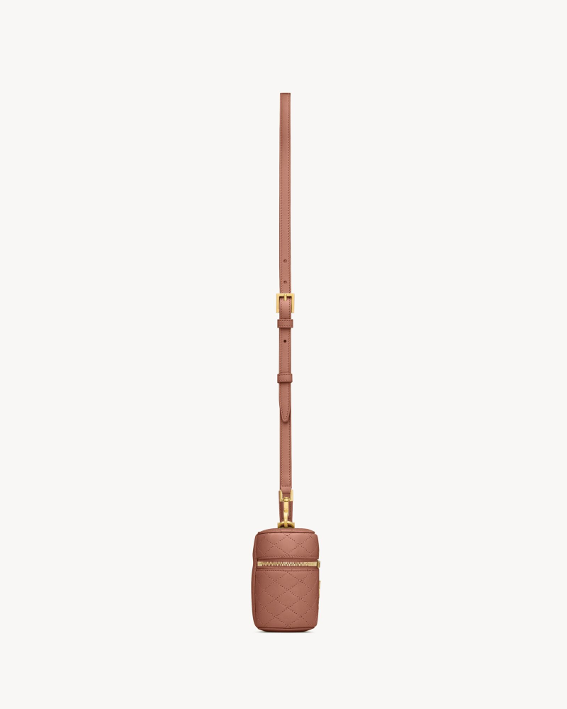 YSL GABY VANITY BAG Lambskin strap clutch