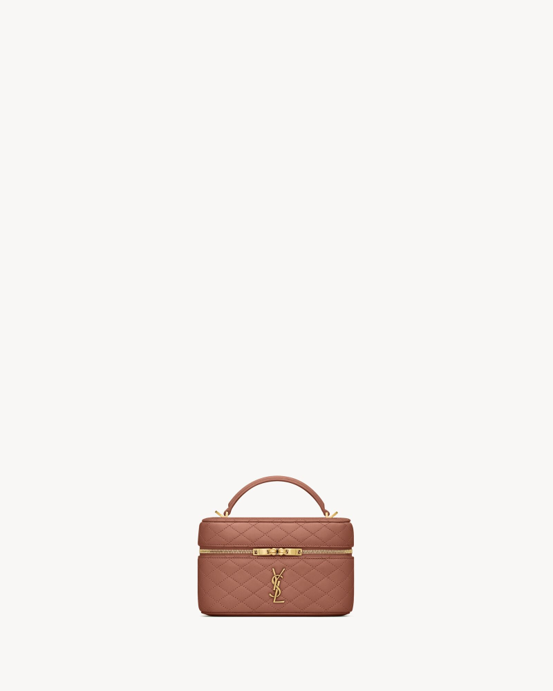 YSL GABY VANITY BAG Lambskin strap clutch