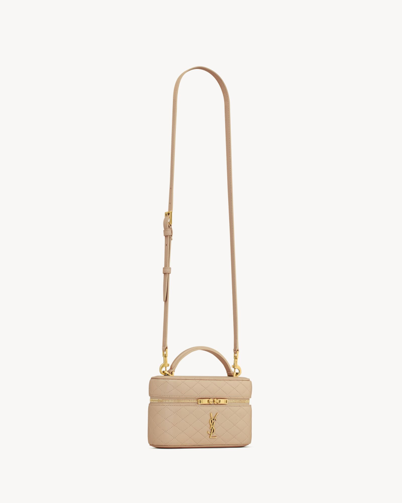 YSL GABY VANITY BAG Lambskin strap clutch