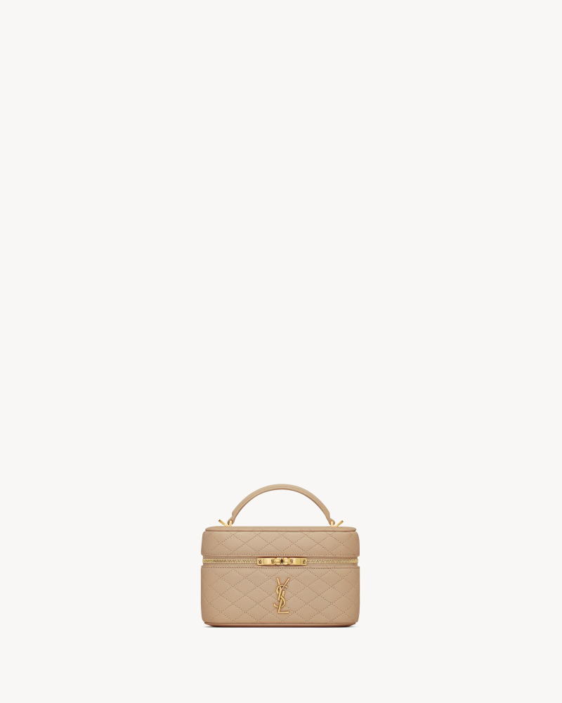 YSL GABY VANITY BAG Lambskin strap clutch