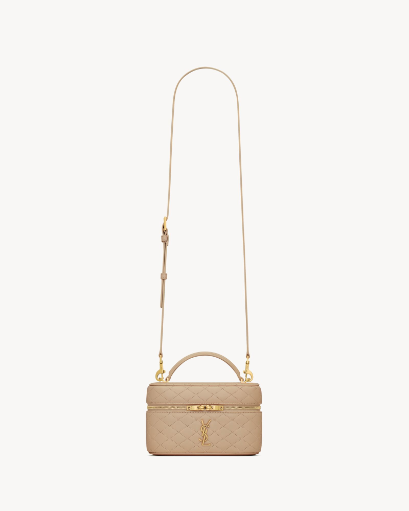 YSL GABY VANITY BAG Lambskin strap clutch