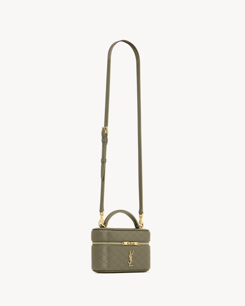 YSL GABY VANITY BAG Lambskin strap clutch