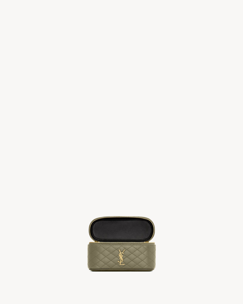 YSL GABY VANITY BAG Lambskin strap clutch