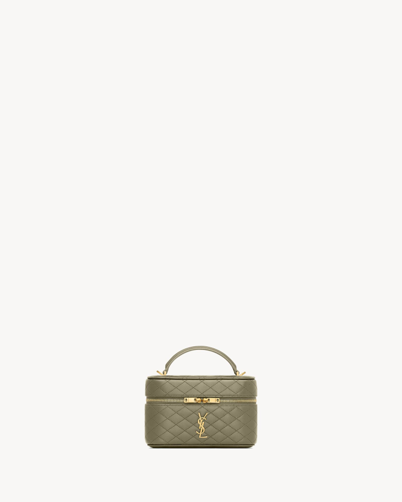 YSL GABY VANITY BAG Lambskin strap clutch