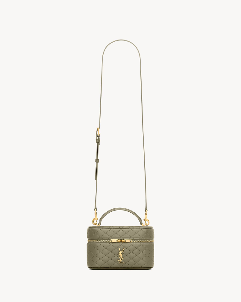 YSL GABY VANITY BAG Lambskin strap clutch