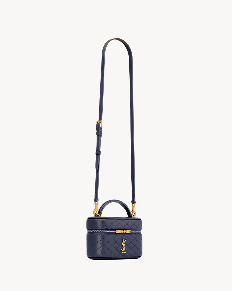 YSL GABY VANITY BAG Lambskin strap clutch