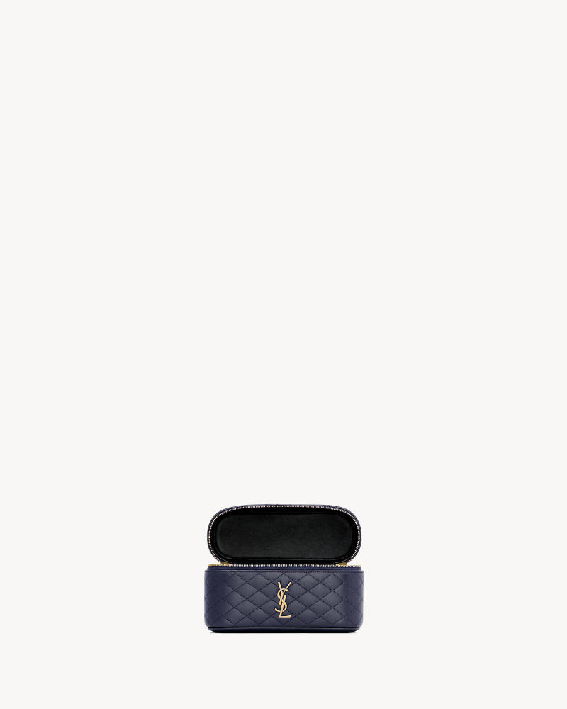 YSL GABY VANITY BAG Lambskin strap clutch