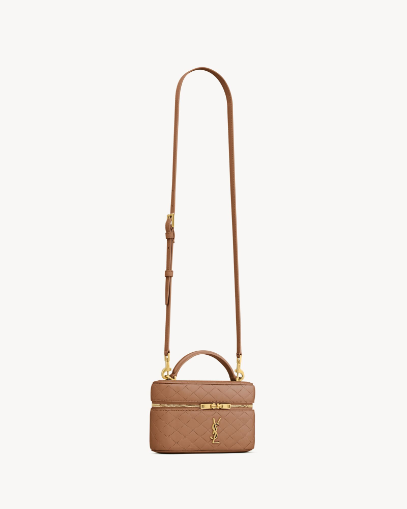 YSL GABY VANITY BAG Lambskin strap clutch