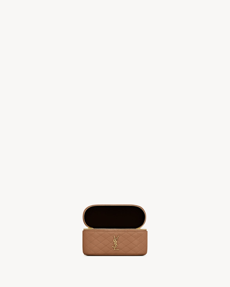 YSL GABY VANITY BAG Lambskin strap clutch