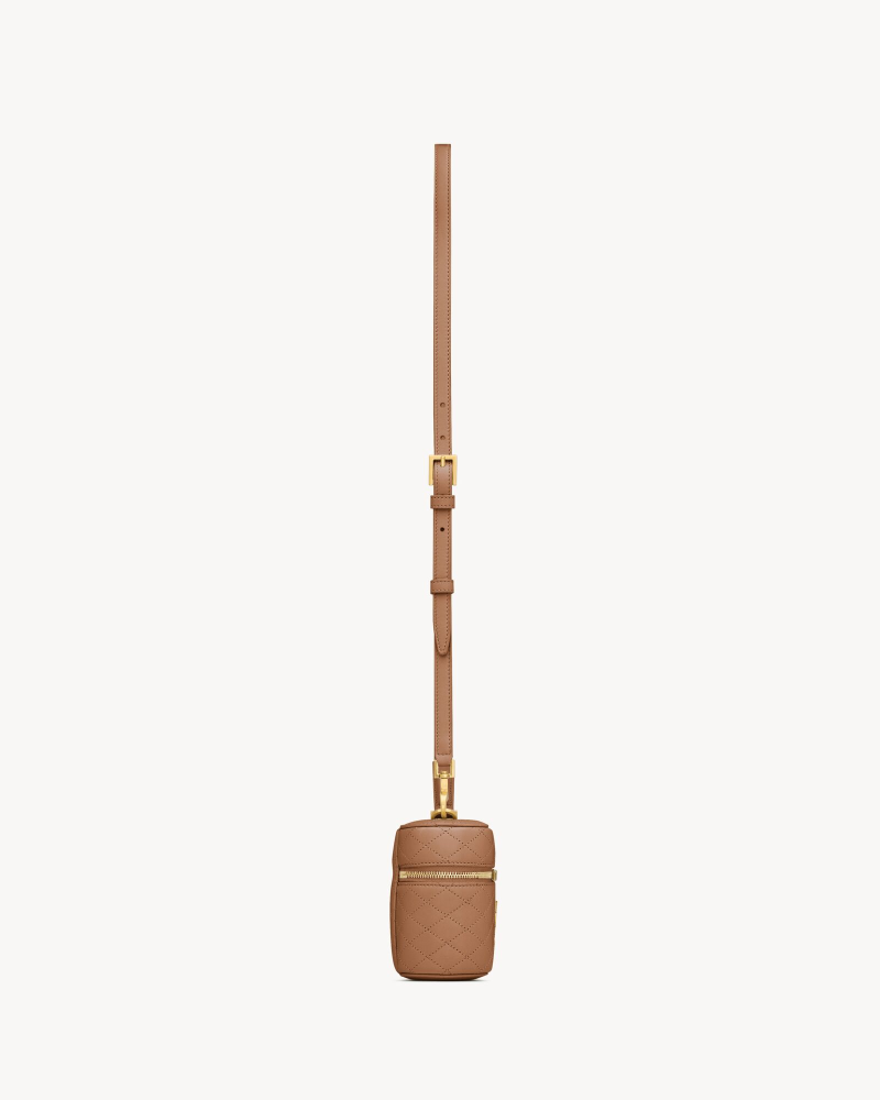YSL GABY VANITY BAG Lambskin strap clutch