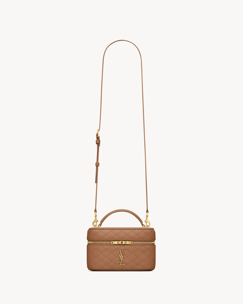 YSL GABY VANITY BAG Lambskin strap clutch