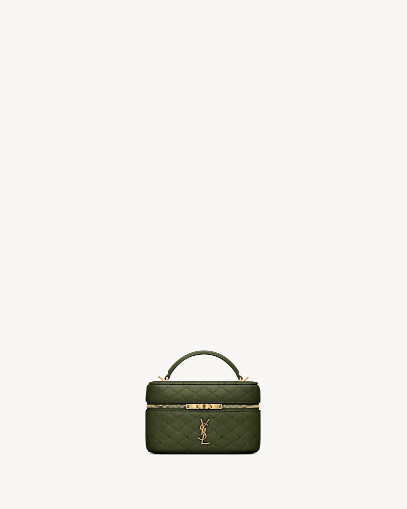 YSL GABY VANITY BAG Lambskin strap clutch