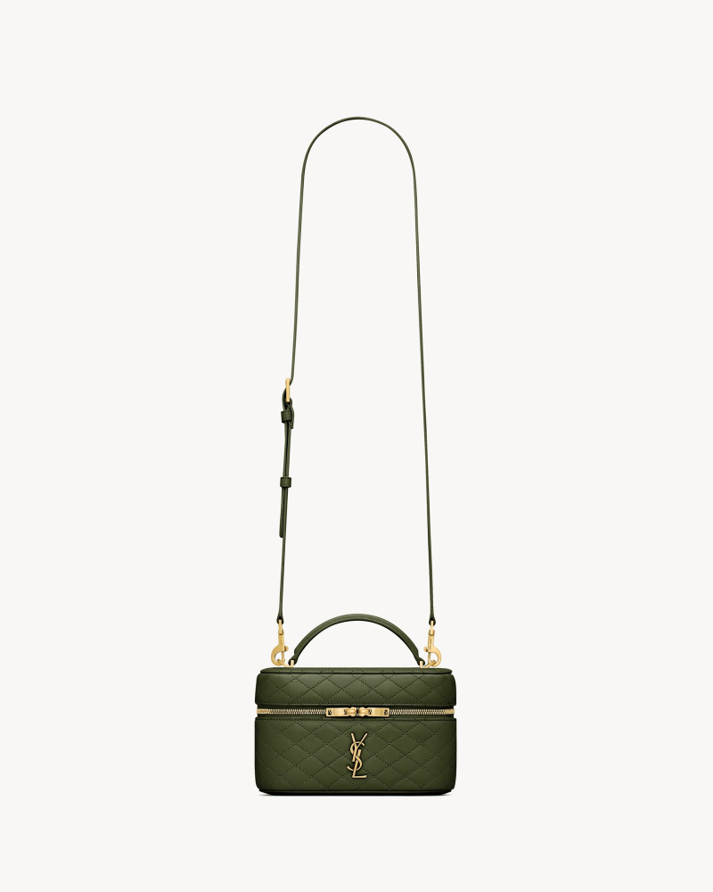 YSL GABY VANITY BAG Lambskin strap clutch