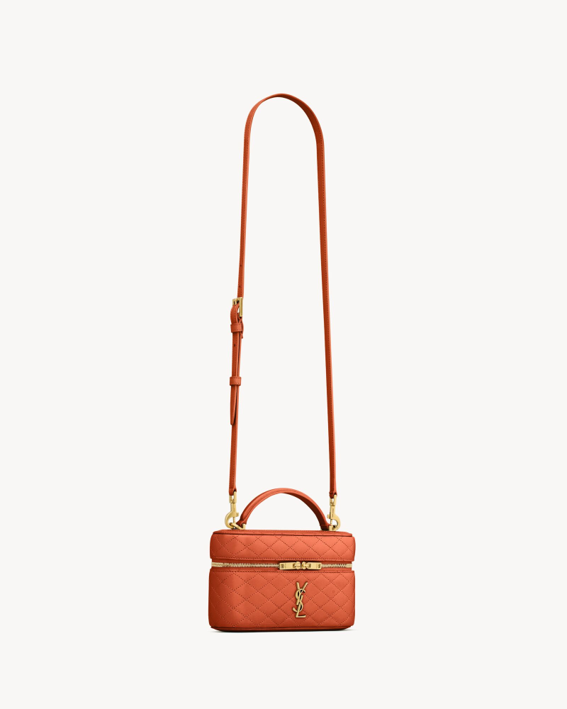YSL GABY VANITY BAG Lambskin strap clutch