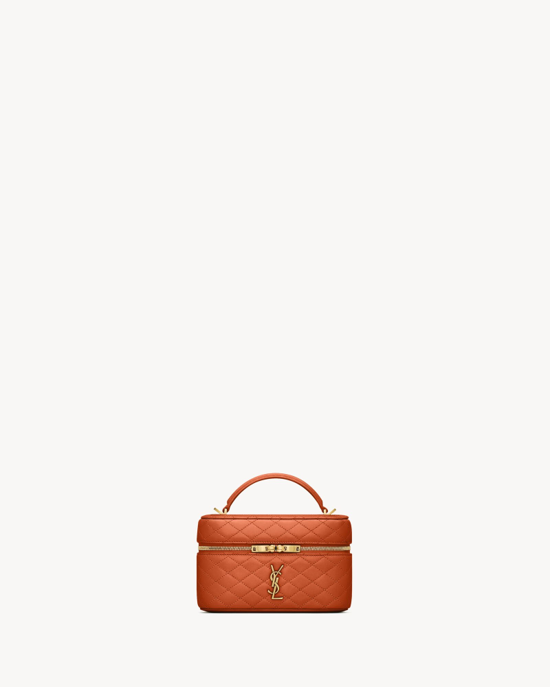 YSL GABY VANITY BAG Lambskin strap clutch