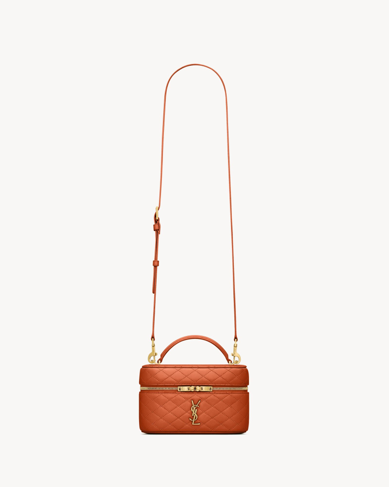 YSL GABY VANITY BAG Lambskin strap clutch