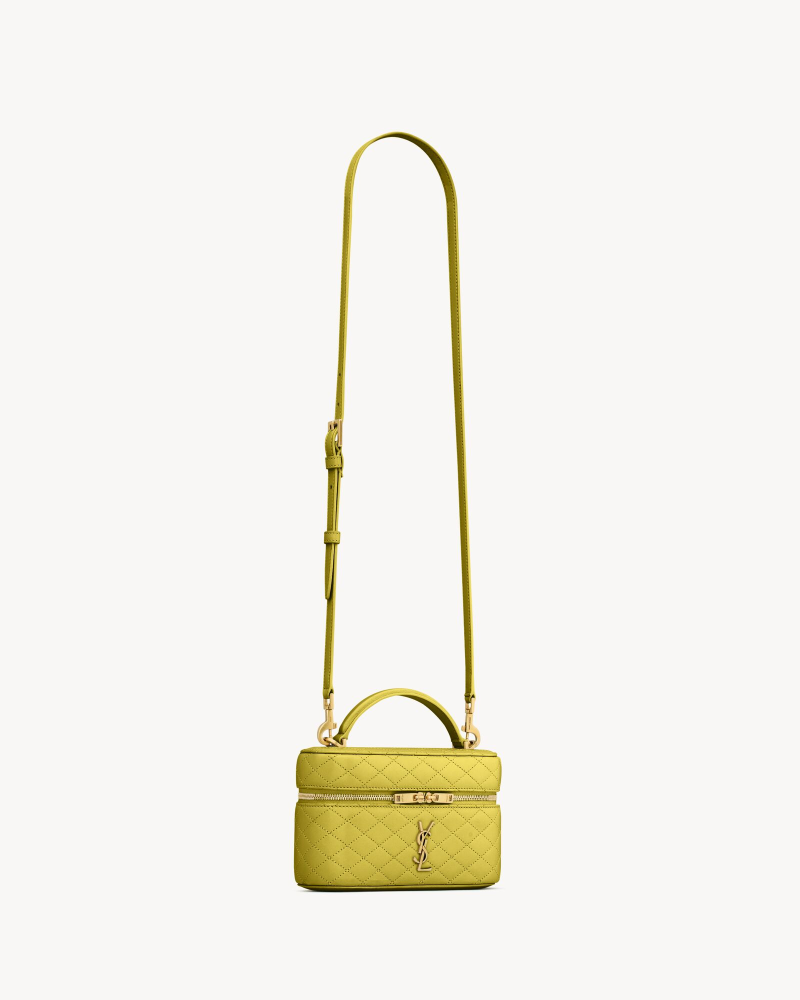 YSL GABY VANITY BAG Lambskin strap clutch