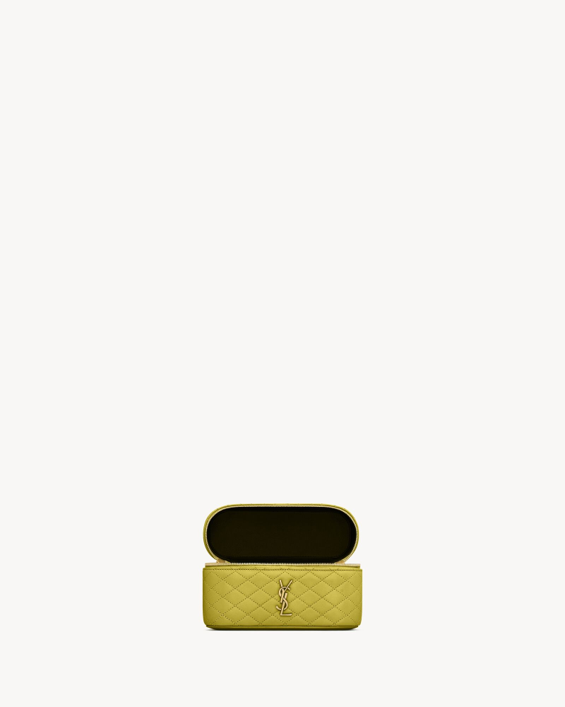 YSL GABY VANITY BAG Lambskin strap clutch