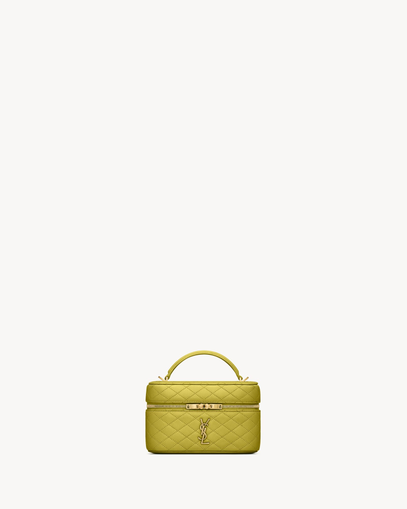 YSL GABY VANITY BAG Lambskin strap clutch
