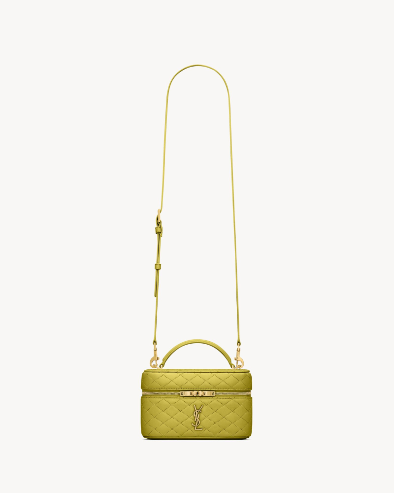 YSL GABY VANITY BAG Lambskin strap clutch