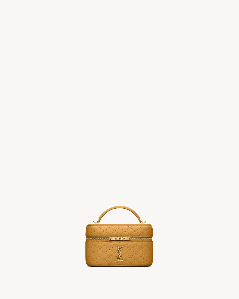 YSL GABY VANITY BAG Lambskin strap clutch