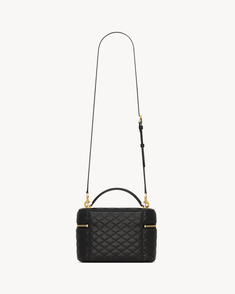 YSL GABY large sheepskin cosmetic bag