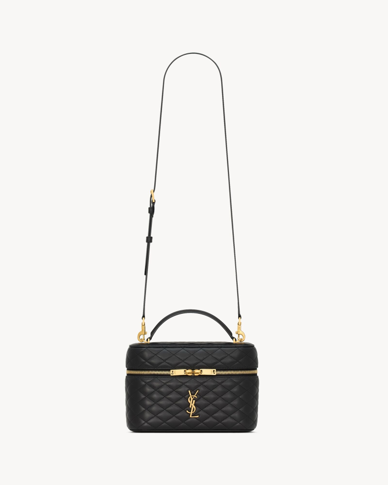 YSL GABY large sheepskin cosmetic bag