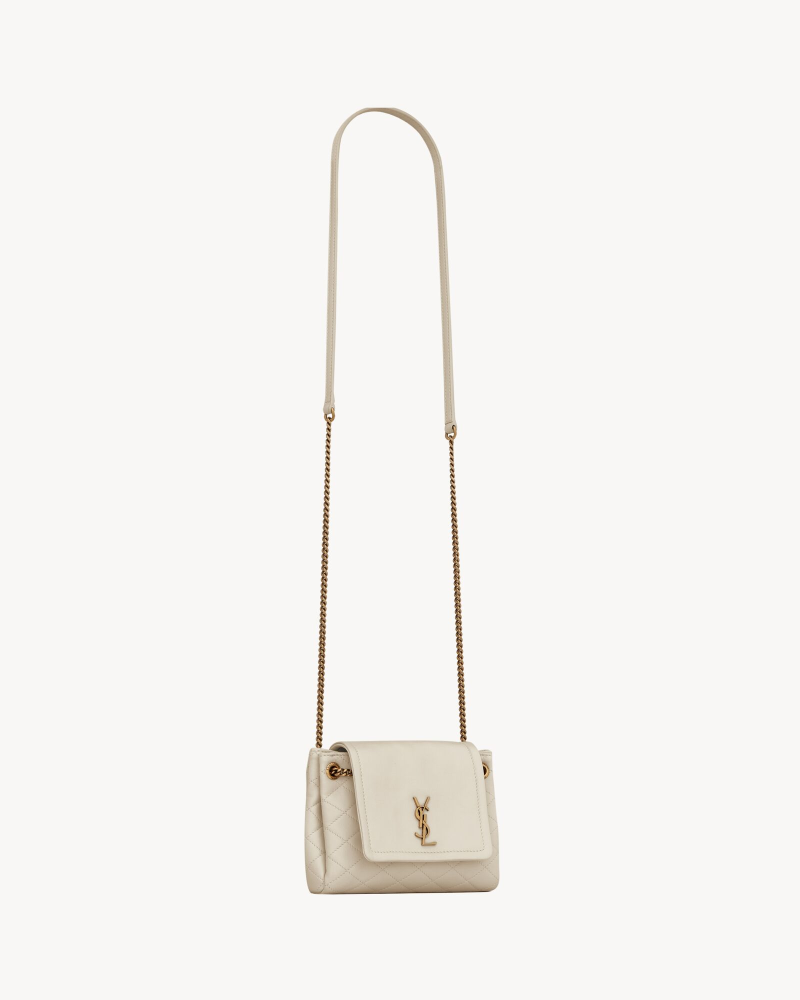 YSL NOLITA mini sheepskin handbag
