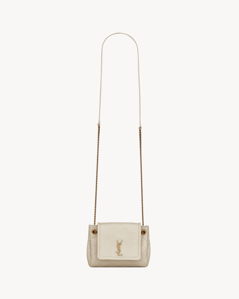 YSL NOLITA mini sheepskin handbag